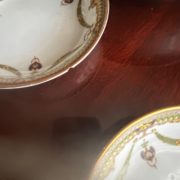 Vtg Albany by Noritake (Nippon) Round Serving Bowl with 5 Berry/Dessert … - Picture 5 of 7